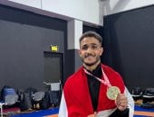 مصطفى حسين يتوج بذهبية بطولة الرانك العالمى للمصارعة