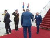 الرئيس السيسى يشاهد أحدث الطائرات المنضمة إلى أسطول «مصر للطيران»