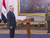 المستشار محمود الشريف يؤدى اليمين الدستورية وزيرا للعدل