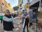 بعد إحكام السيطرة على شارع العريش.. حى الطالبية يشن حملة إشغالات مكبرة بشارع ضياء