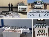 الداخلية تضرب بقوة.. ضبط ترسانة أسلحة بحوزة عناصر شديدة الخطورة