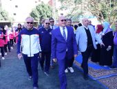 رئيس جامعة سوهاج يشهد ختام المعسكر الدراسى التدريبى لإعداد قادة الكشافة 