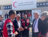 سفيرا السويد وفنلندا يتفقدان مخازن الهلال الأحمر المصرى بالعريش.. فيديو