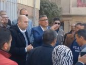 محافظ الجيزة: دعم قطاع مصرف أبو عوض بالهرم بمشروع صرف صحى