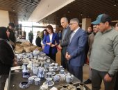 محافظ الجيزة يفتتح معرض الحرف اليدوية والتراثية بالأهرامات لدعم الحرفيين