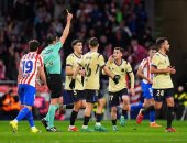 أتلتيكو مدريد يقسو على برشلونة برباعية في الشوط الأول بكأس إسبانيا