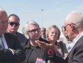 وفد سويدى فنلندى يتفقد معبر رفح.. ومجاور: نواصل تقديم المساعات إلى غزة