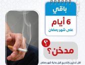 باق 6 أيام على رمضان.. الصحة توجه رسالة هامة للمدخنين قبل الشهر الكريم