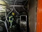 السيطرة على حريق محل حلويات وشقة تستخدم كوافير فى السلام.. صور
