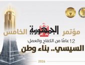 غدا.. مؤتمر الجمهورية الخامس «السيسي بناء وطن»