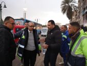 رئيس صرف الإسكندرية: إنهاء مشكلة تراكم مياه الأمطار بالطريق الساحلى