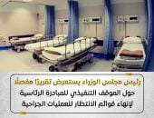 مجلس الوزراء: تخصيص 3 مليارات جنيه لإسراع إنهاء قوائم الانتظار والحالات الحرجة