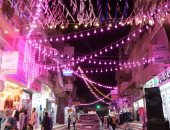 شوارع مدينة العريش تتزين لاستقبال شهر رمضان.. صور وفيديو