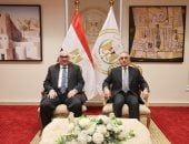 وزير العدل يستقبل رئيس هيئة قضايا الدولة للتهنئة بتوليه مهام منصبه