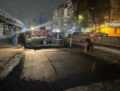 محافظ الجيزة يتابع أعمال رصف مطلع كوبرى أرض اللواء لتيسير حركة المرور.. صور