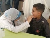 الكشف على 136 حالة بمبادرة "من أجل قلوب أطفالنا" بمدرسة فى طوخ