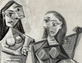 عرض لوحة للفنان بيكاسو للبيع بـ 5 ملايين جنيه إسترلينى فى مزاد لندن