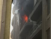 إخماد حريق شب فى عيادة طبيب دون إصابات بالفيوم