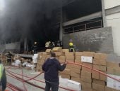 السيطرة على حريق مصنع ملابس فى أكتوبر