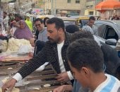 إقبال على شراء الكنافة والقطايف بأول أيام شهر رمضان في شوارع الدقهلية