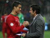 لويس فيجو عن مقارنته بكريستيانو رونالدو: لا أشعر بالغيرة وهو من لعب معى