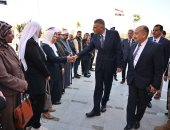 محافظ جنوب سيناء يتسلم مهام عمله وسط استقبال رسمى وشعبى بديوان عام المحافظة