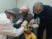 توقيع الكشف الطبى على 1264 مواطن ضمن قوافل حياة كريمة بجنوب سيناء