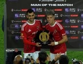 الأهلى يصعد للمركز الثانى بعد الفوز على الجونة بهدف عاشور.. فيديو