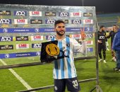 حامد حمدان رجل مباراة بيراميدز وسيراميكا فى الدورى