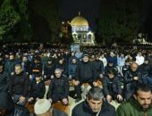 60 ألف مصلٍ يؤدون العشاء والتراويح فى المسجد الأقصى