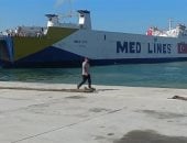 ميناء العريش يستقبل أكبر سفينة مساعدات تركية لغزة