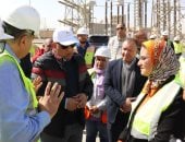 وزير الكهرباء يتفقد محطة الربط الكهربائي المصرى السعودى العملاقة جهد 500 كيلو