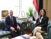 وزيرة الثقافة تلتقي رئيس الأكاديمية العربية للعلوم والتكنولوجيا لبحث التعاون