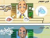 مسلسلات رمضان فى كاريكاتير اليوم السابع