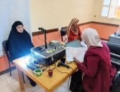 قومي المرأة بسوهاج يستخرج 107 بطاقات رقم قومي مجانا بقرية الحسنة في طما