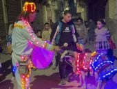 فانوس وخروف مضىء.. مسحراتي الدقهلية يظهر بإطلالة مختلفة