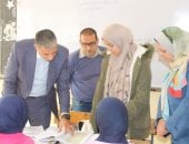 مدير تعليم الجيزة يفاجئ مدارس الحوامدية وأبو النمرس.. ويوجه بمتابعة نسب الحضور 