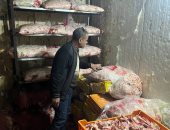 ضبط 42 طن مصنعات لحوم وأحشاء ورؤوس حيوانية ودواجن فاسدة فى الجيزة