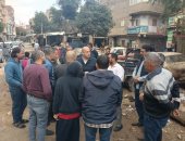 جولة لنائب محافظ الجيزة فى أبو النمرس وعزبة مدكور.. صور