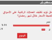 %91 من القراء يؤيدون تكثيف الحملات على الأسواق لضبط الأسعار خلال شهر رمضان