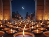 فوانيس الحضارة المصرية القديمة.. عمر المعتز بالله: مصطلح يونانى يعنى "إضاءة المصابيح".. صنعت من أوعية مع فتيل عائم يظل مشتعلاً طوال الليل.. الاحتفالية لتقديس الربة "نيت" وأقيمت بـ"معبد إسنا" ومدتها ليلة واحدة