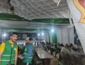 أوقاف جنوب سيناء تنظم مائدة إفطار للصائمين ضمن خيمة إفطار صائم بطور سيناء