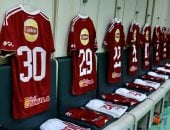 شاهد غرفة ملابس الأهلى قبل مباراة سموحة فى الدورى