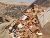 ضبط 3300 كيلو لحوم وخضروات مجمدة منتهية الصلاحية بالوادى الجديد