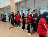 عودة منتخب السلاح من السنغال بعد تصدر بطولة أفريقيا ووزير الرياضة يستقبله