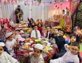الفول ولمّة العائلة في رمضان.. محاكاة البيت المصري لأطفال مدرسة بكفر الشيخ