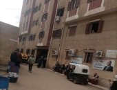 وكيل تعليم الغربية يزور التلاميذ مصابى حادث انقلاب تروسيكل ببسيون