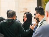 انهيار زينة في جنازة شقيقها من مسجد حسن الشربتلي