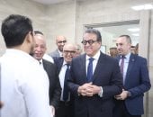 وزير الصحة يفتتح وحدة السكتة الدماغية الشاملة بمستشفى العاصمة الجديدة