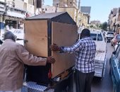 حملة مكبرة لرفع 123 إشغالًا بالشارع الجديد فى أسوان 